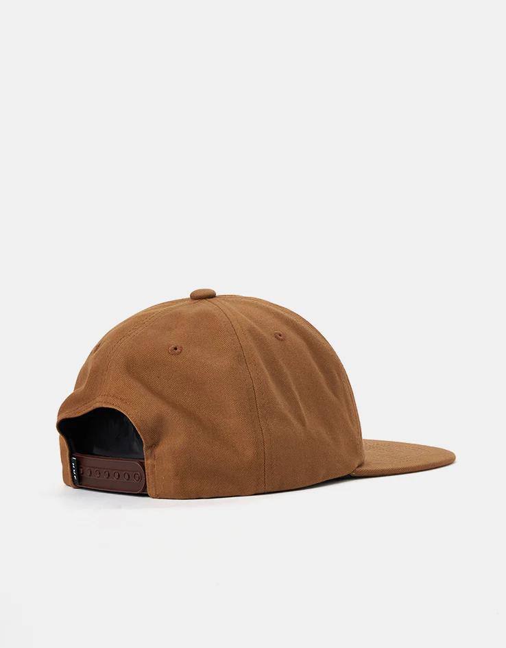 HUF Triple Triangle Snapback Cap - Russet - Image 4