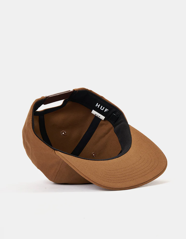 HUF Triple Triangle Snapback Cap - Russet - Image 5