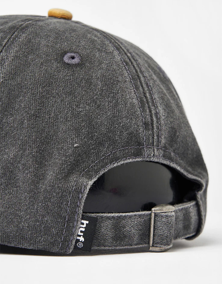 HUF Two Tone 89 Washed 6 Panel Cap - Black - Image 3