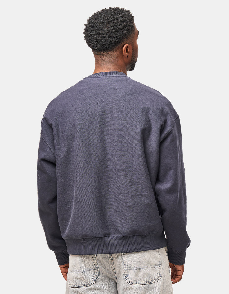 HUF Worldwide Clothiers Crewneck - Navy - Image 2