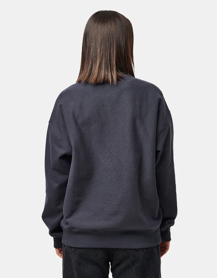 HUF Worldwide Clothiers Crewneck - Navy - Image 5