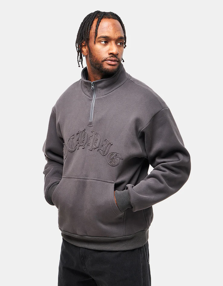 ICHPIG Landmark ¼ Zip - Vintage Black