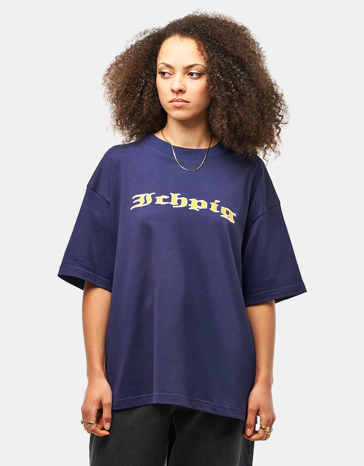 ICHPIG Legions T-Shirt - Navy/Yellow - Image 4