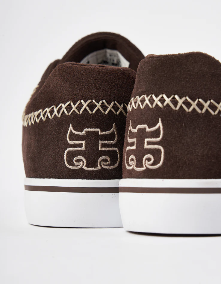 IPATH Reed Low Skate Shoes - Brown Suede - Image 5