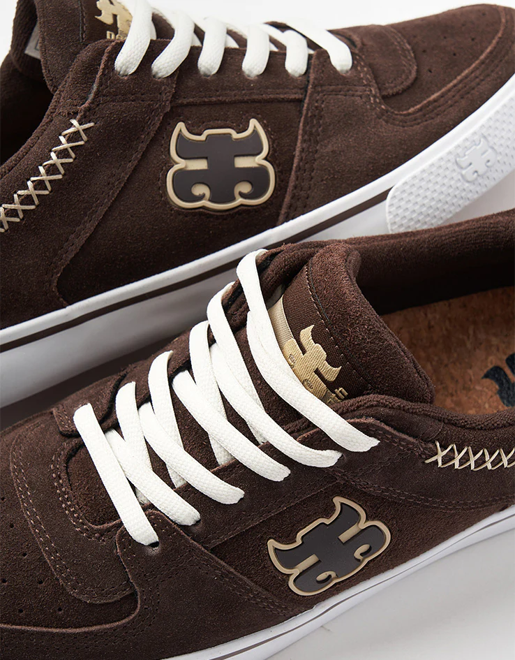 IPATH Reed Low Skate Shoes - Brown Suede - Image 6