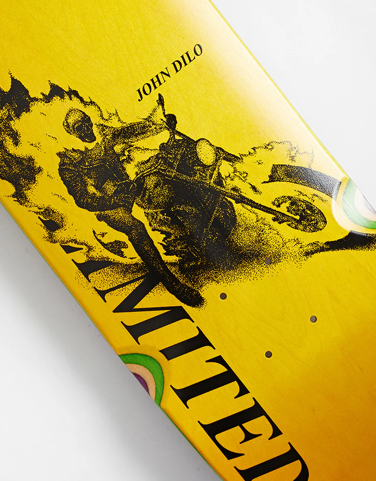 Jacuzzi Unlimited John Dilo Skull Cycle EX7 Skateboard Deck - 8.5" - Image 3