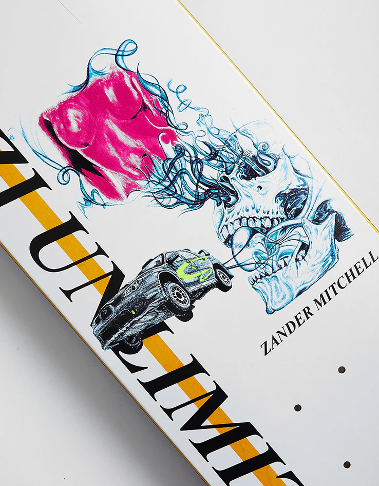 Jacuzzi Unlimited Mitchell Race Car EX7 Skateboard Deck - 8.5" - Image 2