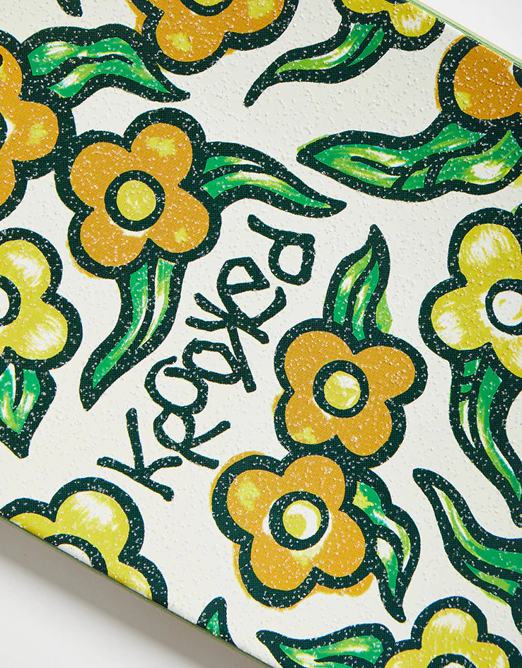 Krooked Narvaez Flowers Zinger Skateboard Deck - 7.75" - Image 4