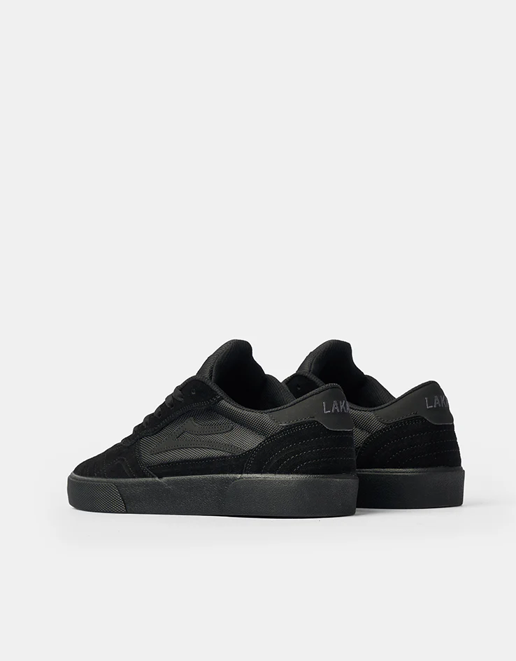 Lakai Cambridge Skate Shoes - Black/Black Suede - Image 3