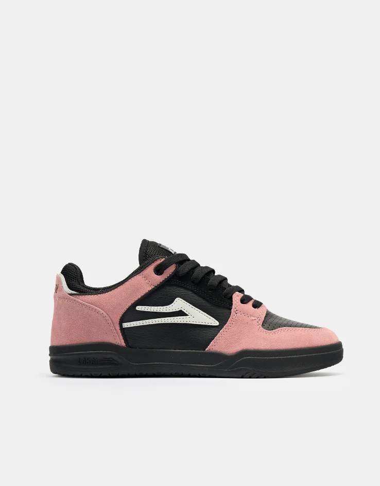 Lakai Joslin Telford Low Skate Shoes - Bridal Rose/White/Black
