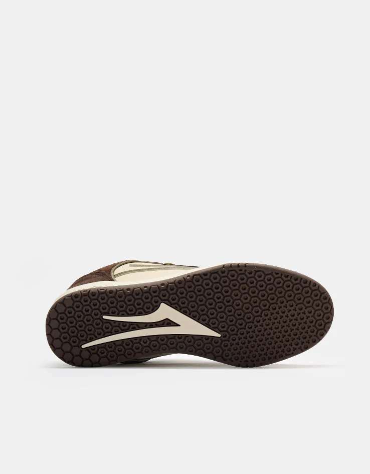 Lakai Telford Low Skate Shoes -  Chestnut Brown/Birch Suede - Image 8