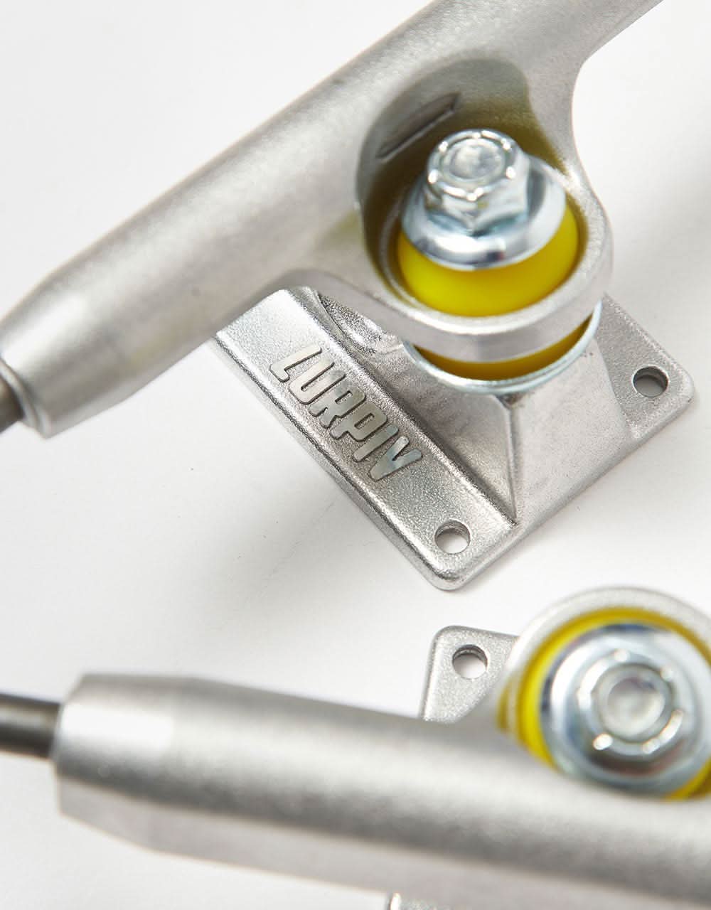 Lurpiv High Skateboard Trucks - Polished (Pair) - Image 3