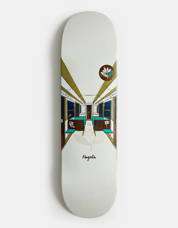 Magenta Glen & Ben Metro Series Skateboard Deck - 8.5"