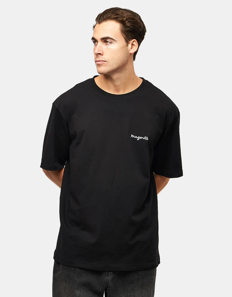 Magenta Pomme T-Shirt - Black - Image 2
