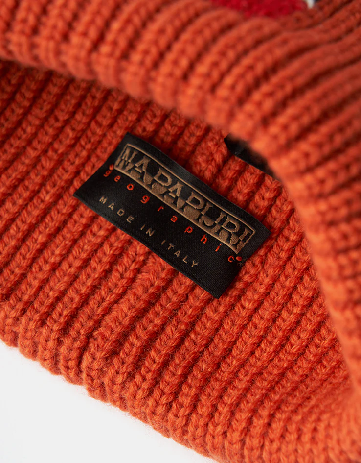 Napapijri Evei Beanie - Orange Pumpkin - Image 3
