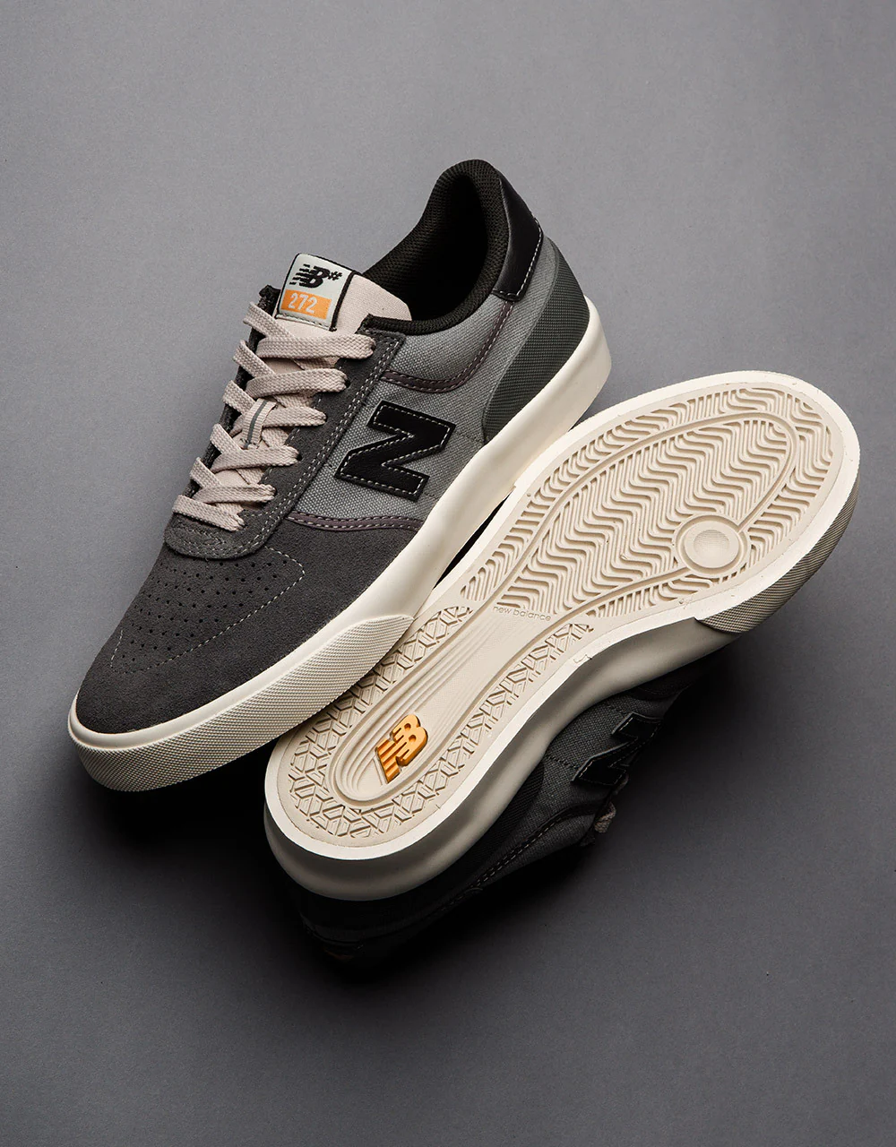 New Balance Numeric 272 Skate Shoes - Grey/Black - Image 2