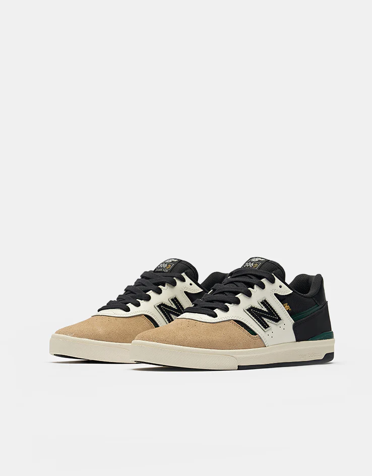 New Balance Numeric 306C Jamie Foy Skate Shoes - Tan/Black - Image 4