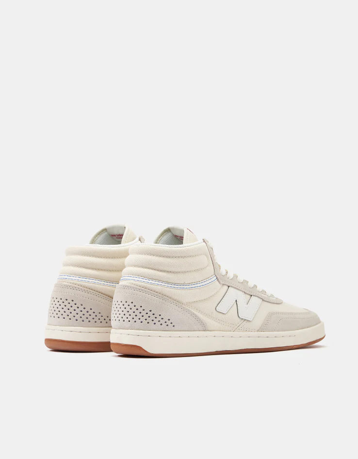 New Balance Numeric 440 High Skate Shoes - Sea Salt/White - Image 4