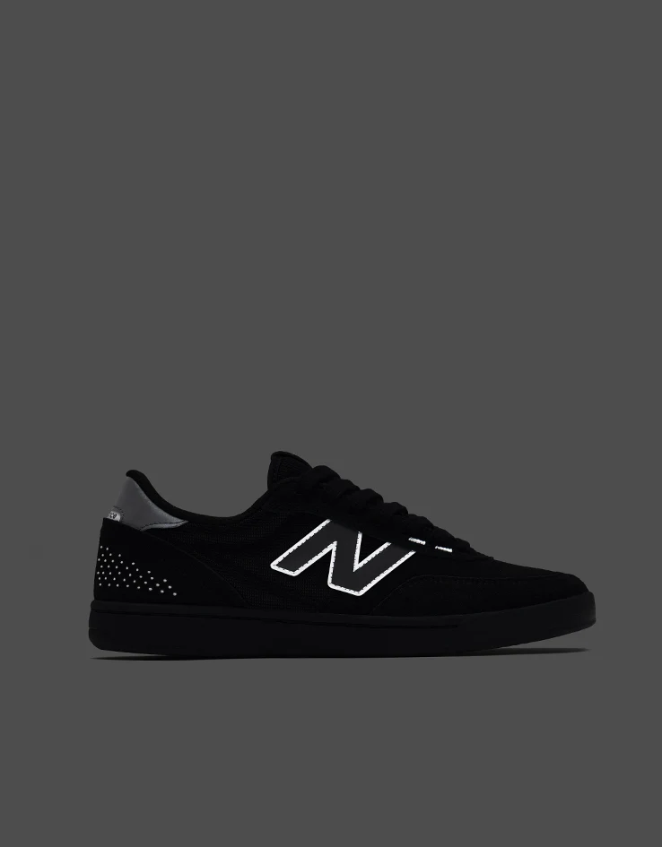 New Balance Numeric 440 Route One Exclusive Skate Shoes - Black/Black/Reflective - Image 2