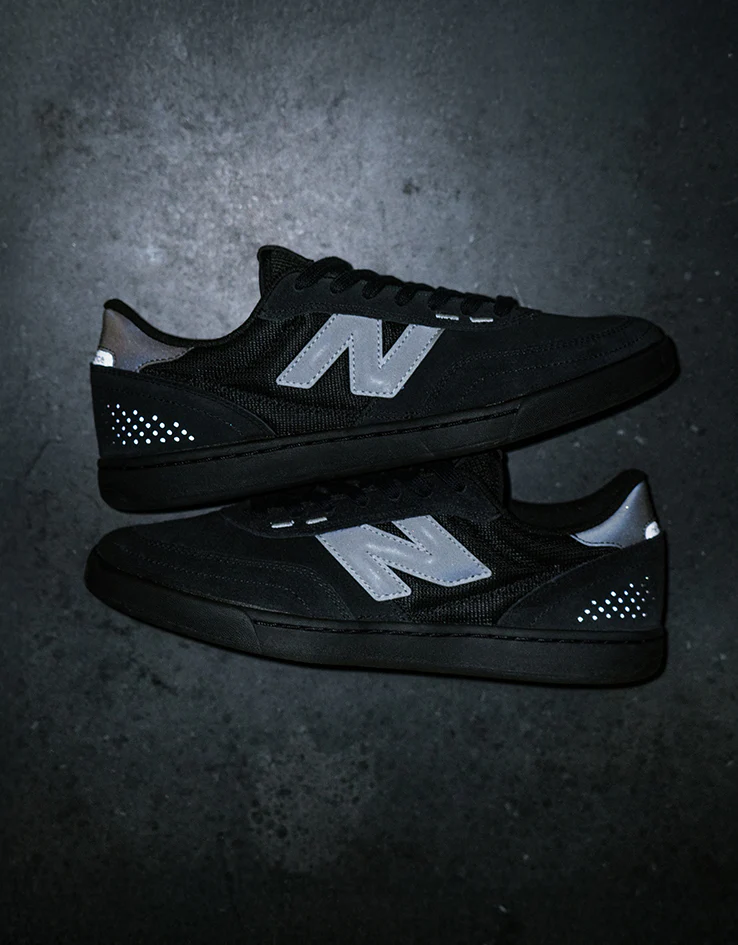 New Balance Numeric 440 Route One Exclusive Skate Shoes - Black/Black/Reflective - Image 4
