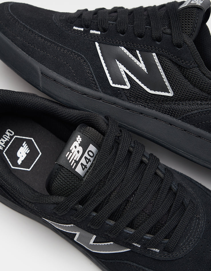 New Balance Numeric 440 Route One Exclusive Skate Shoes - Black/Black/Reflective - Image 7