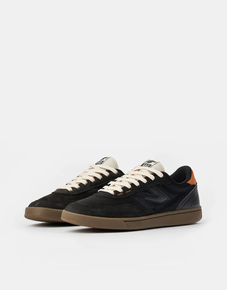 New Balance Numeric 440 Skate Shoes - Black/Orange/Gum - Image 3