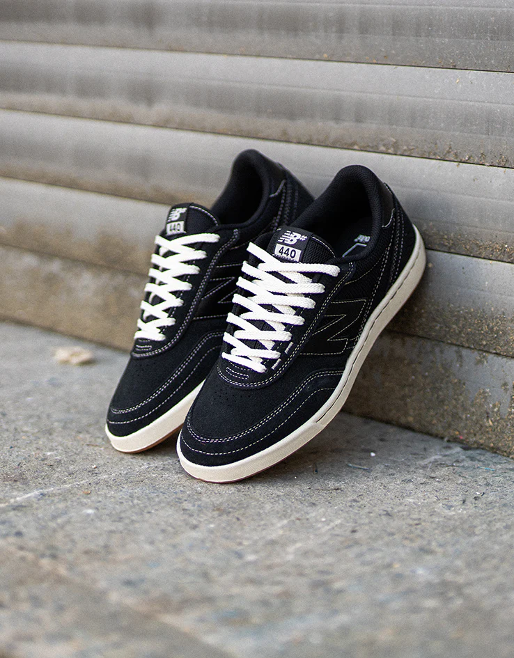 New Balance Numeric 440 Skate Shoes - Black/Sea Salt - Image 2