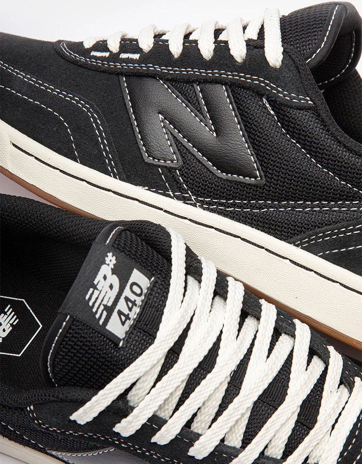 New Balance Numeric 440 Skate Shoes - Black/Sea Salt - Image 7