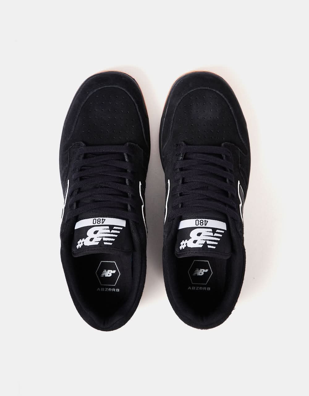 New Balance Numeric 480 Skate Shoes - Black/Black - Image 6