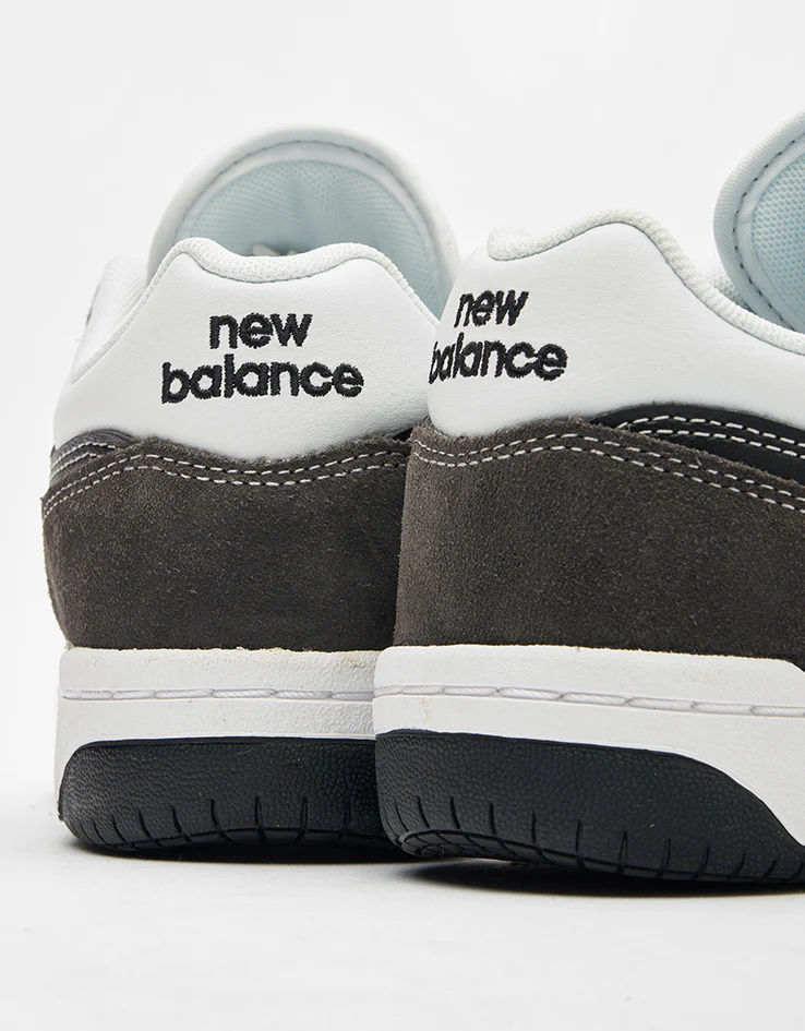 New Balance Numeric 480 Skate Shoes - Dark Grey/White - Image 5