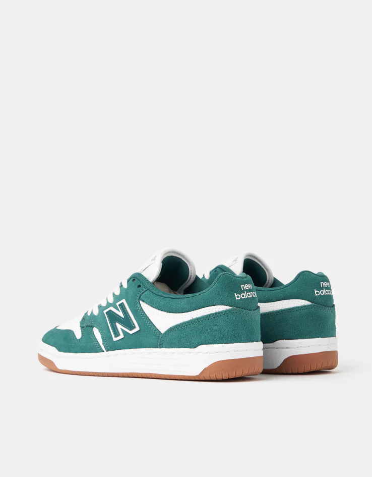 New Balance Numeric 480 Skate Shoes - Vintage Teal/White - Image 5