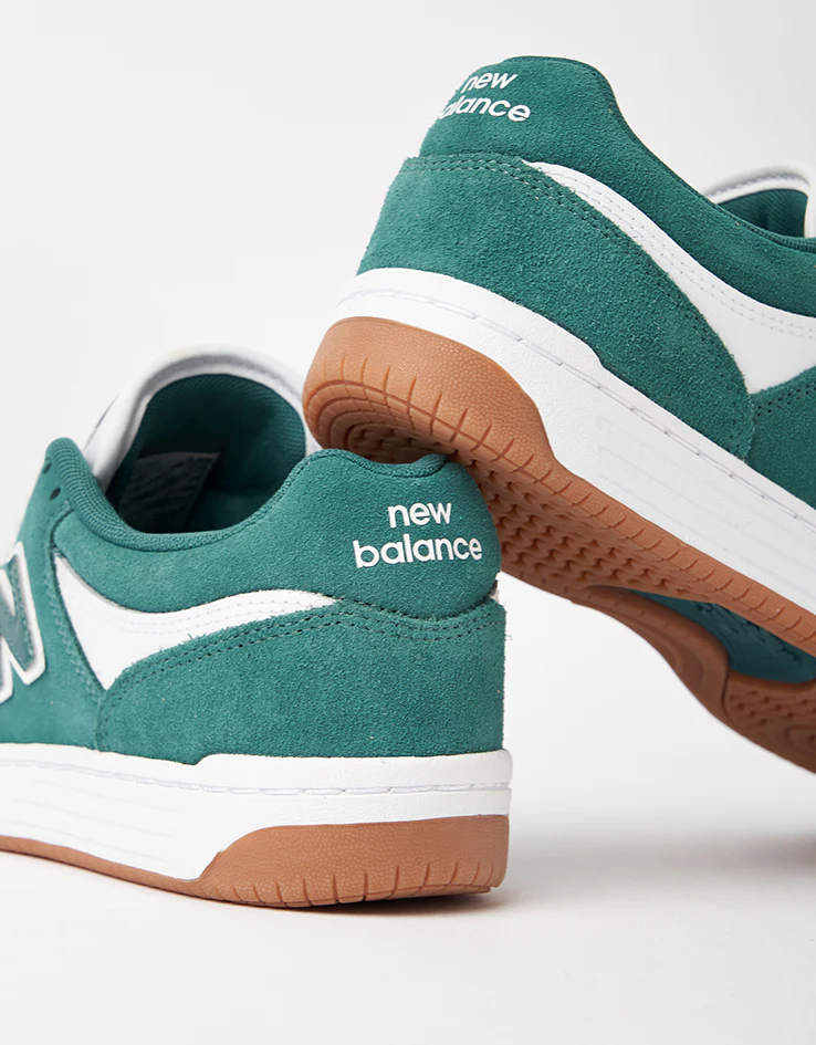 New Balance Numeric 480 Skate Shoes - Vintage Teal/White - Image 7