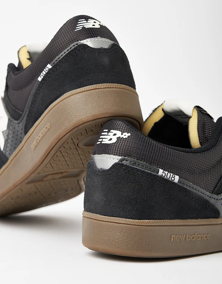 New Balance Numeric 508 Brandon Westgate Skate Shoes - Black/Gum - Image 4