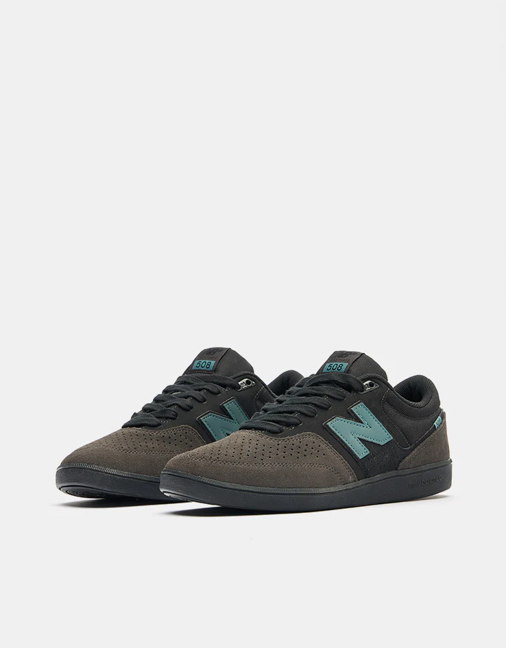 New Balance Numeric 508 Brandon Westgate Skate Shoes - Dark Grey/Teal - Image 3