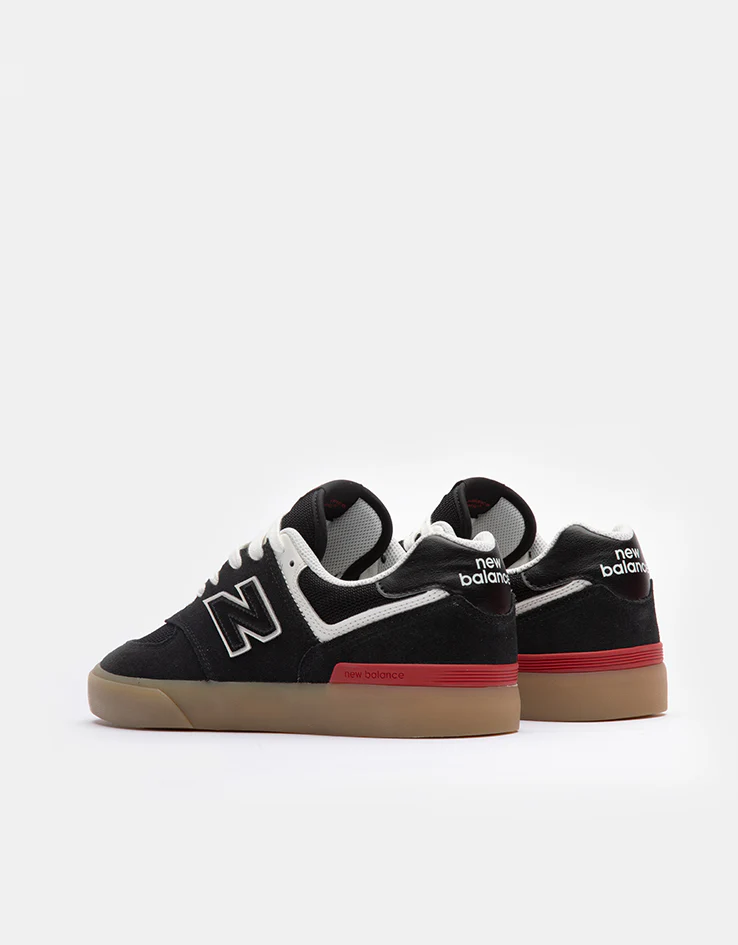 New Balance Numeric 574 Skate Shoes - Black/White - Image 4