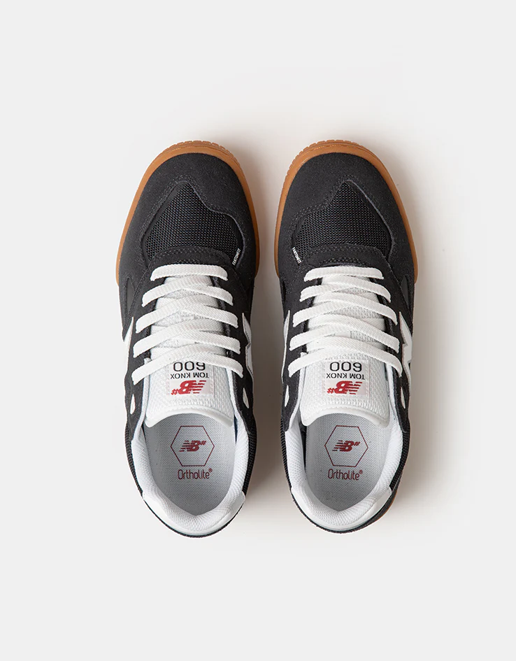 New Balance Numeric 600 Tom Knox Skate Shoes - Dark Grey/White - Image 2