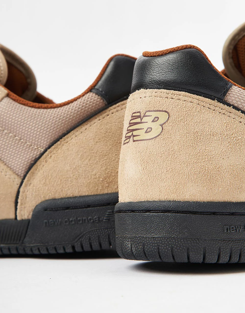 New Balance Numeric 600 Tom Knox Skate Shoes - Tan/Black - Image 7