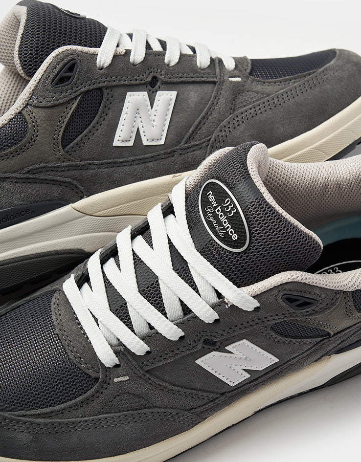 New Balance Numeric 933 Andrew Reynolds Skate Shoes - Dark Grey/White - Image 5