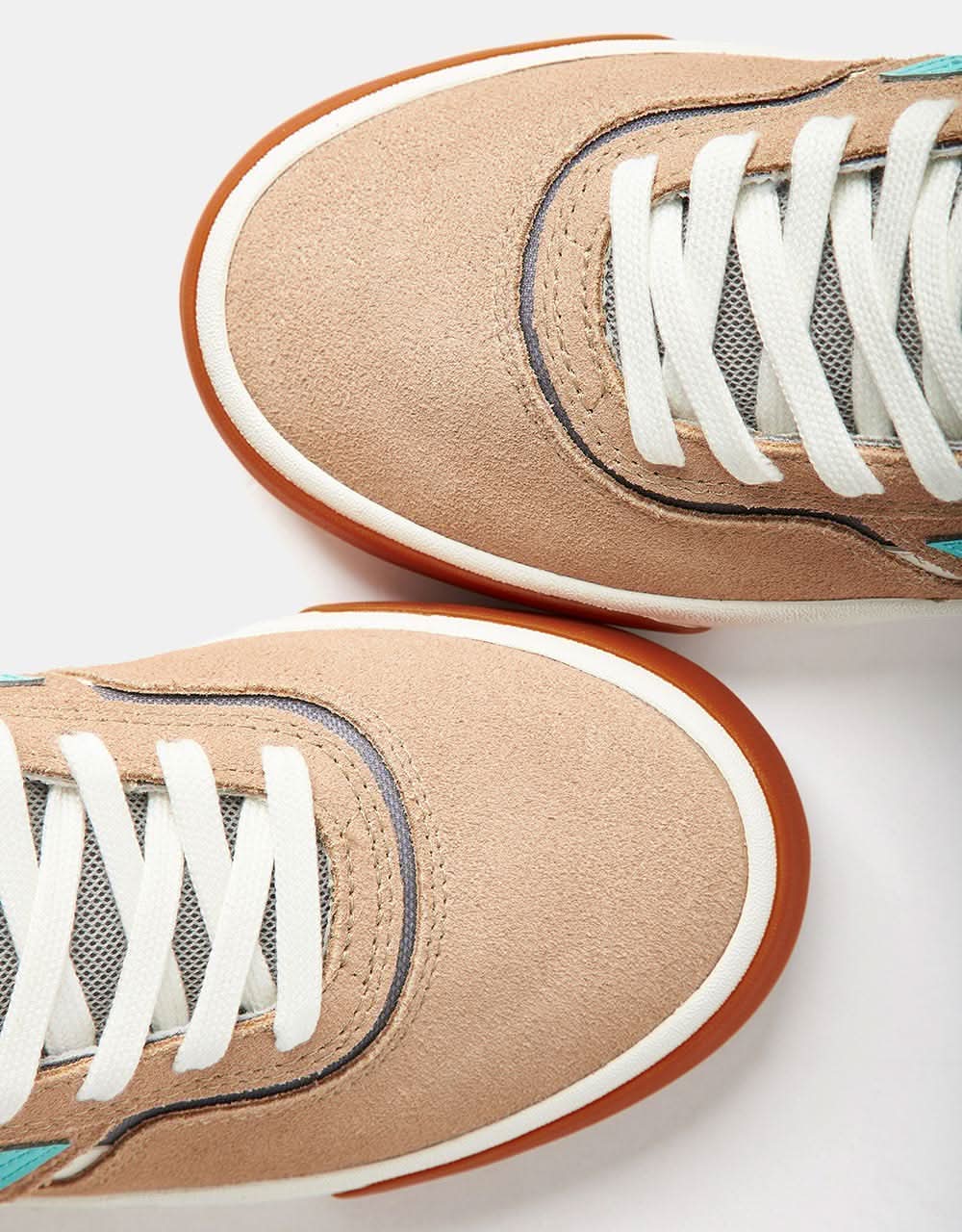 New Balance Numeric Jamie Foy 306 Skate Shoes - Tan/Turquoise - Image 6