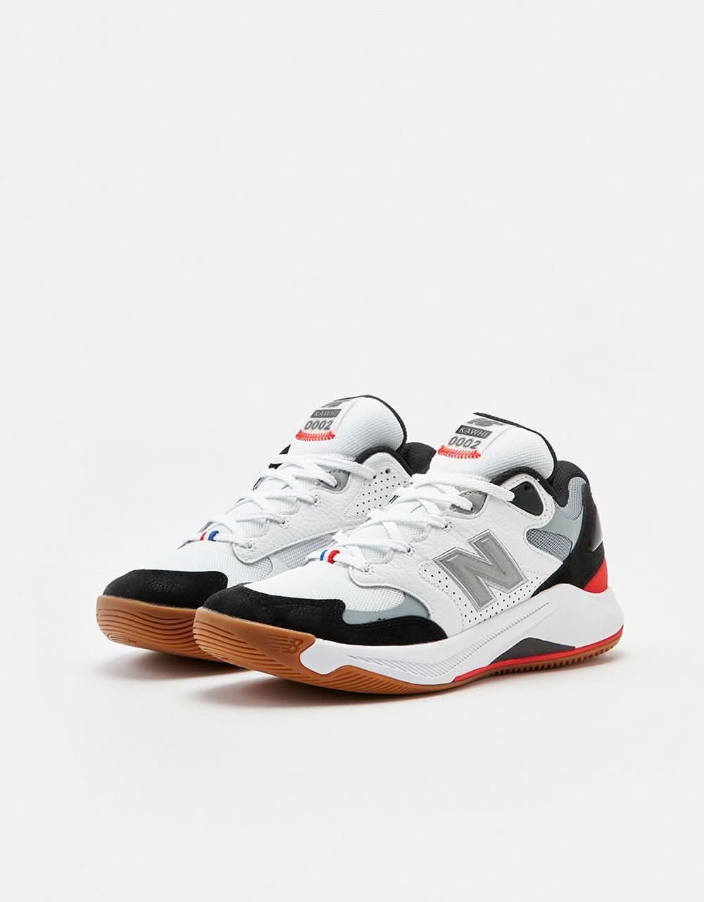New Balance Numeric x Kawhi Leonard x Tiago Lemos 0002 Shoes - White/Black/Red - Image 4