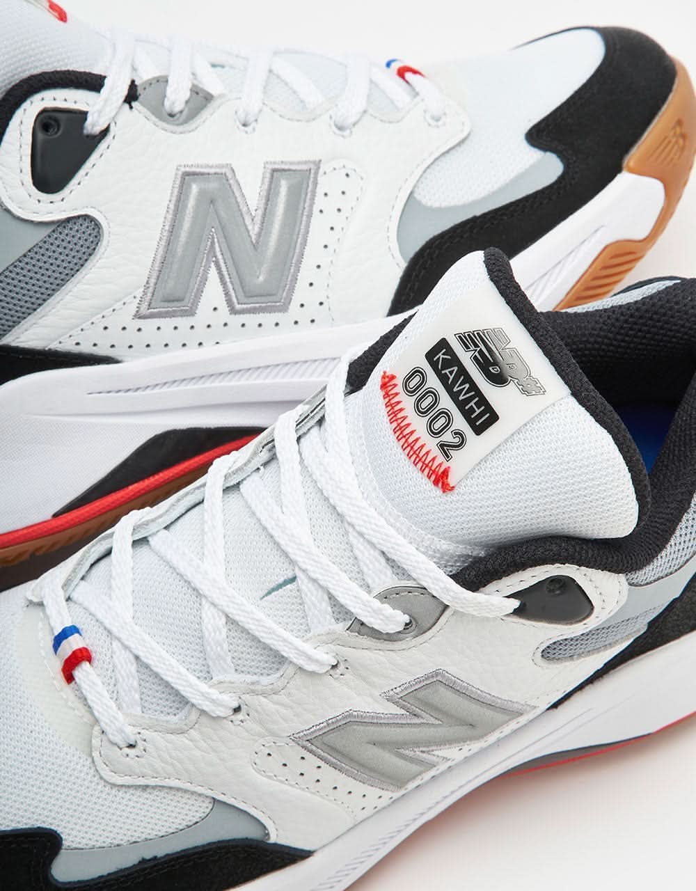 New Balance Numeric x Kawhi Leonard x Tiago Lemos 0002 Shoes - White/Black/Red - Image 5