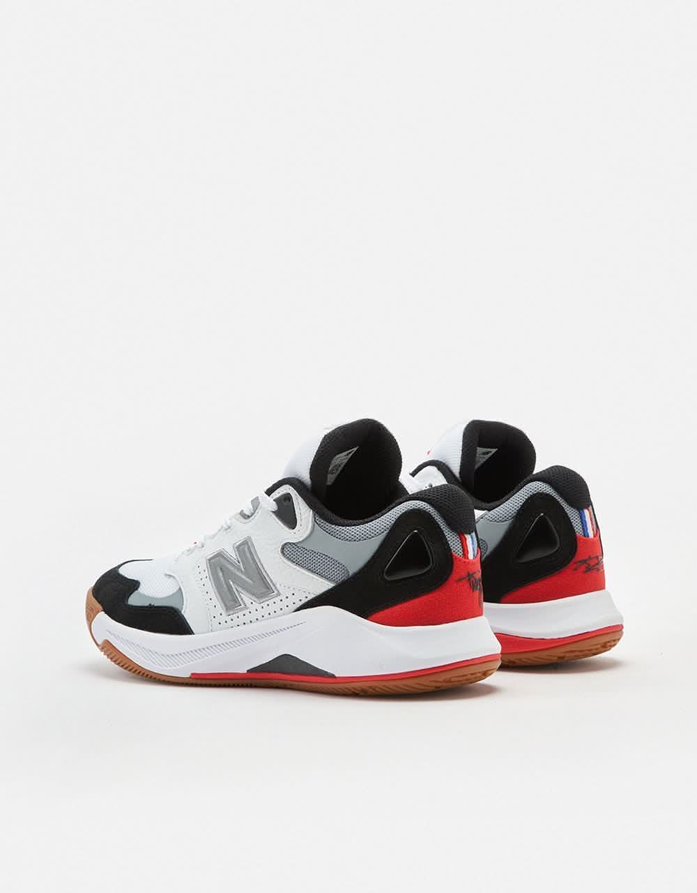New Balance Numeric x Kawhi Leonard x Tiago Lemos 0002 Shoes - White/Black/Red - Image 9