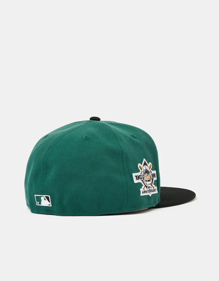New Era New York Mets Visor Clip 59Fifty® Fitted Cap - Emerald Green/Black - Image 6