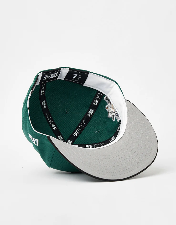 New Era New York Mets Visor Clip 59Fifty® Fitted Cap - Emerald Green/Black - Image 7