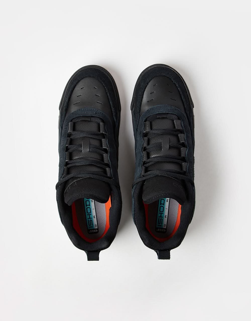 Nike SB Air Max Ishod Skate Shoes - Black/Black-Anthracite-Black-Gum Lt Brown-Univ Blue - Image 3