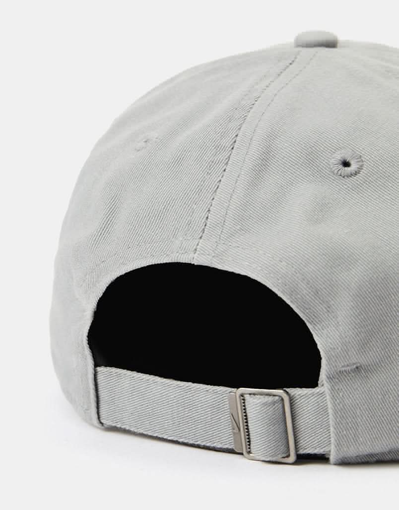 Nike Club Unstructured Futura Wash Cap - Particle Grey/White - Image 3