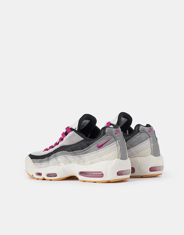 Nike SB Air Max 95 Skate Shoes - Summit White/Cactus Flower-Photon Dust - Image 5