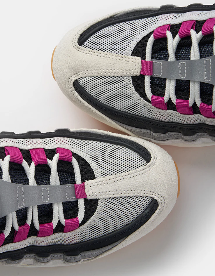 Nike SB Air Max 95 Skate Shoes - Summit White/Cactus Flower-Photon Dust - Image 7