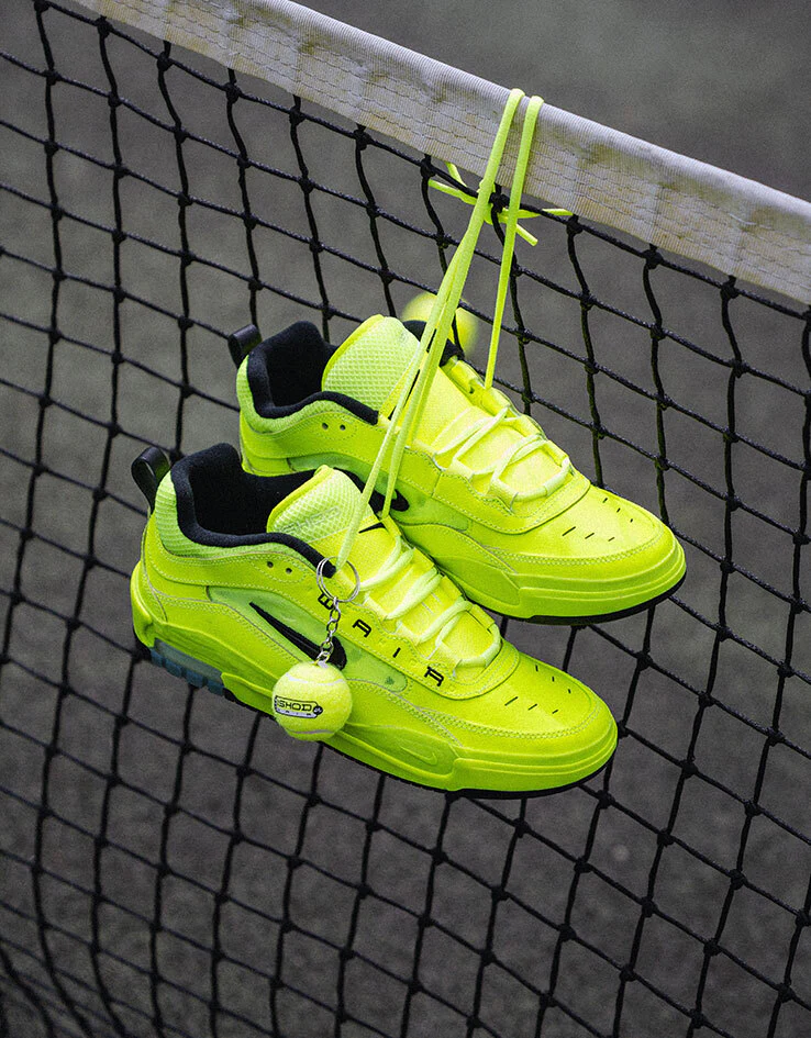 Nike SB Air Max Ishod Premium Skate Shoes - Volt/Black-Volt-Black - Image 2