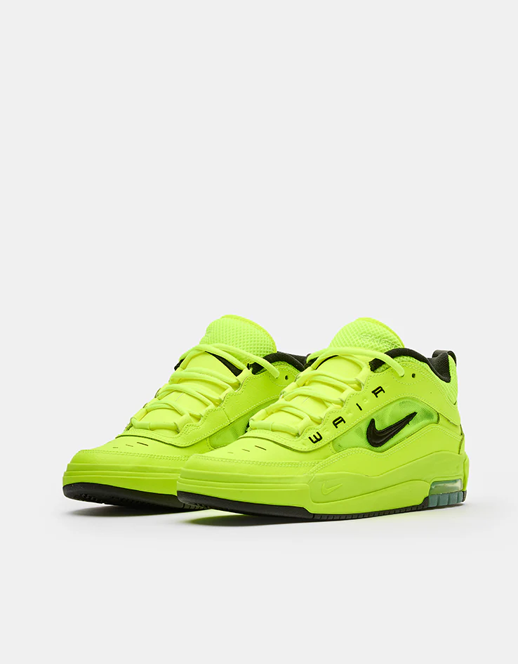 Nike SB Air Max Ishod Premium Skate Shoes - Volt/Black-Volt-Black - Image 4